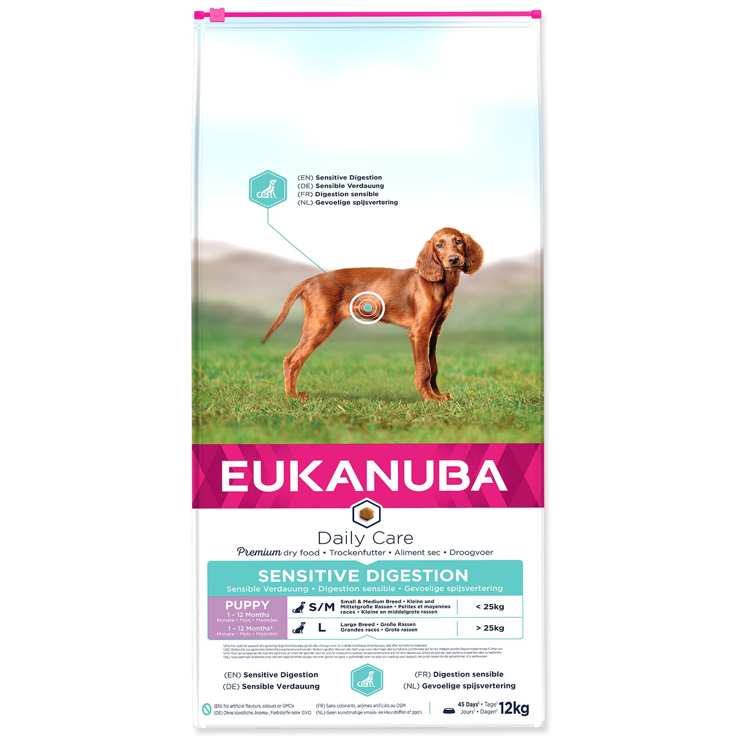 Krmivo EUKANUBA Daily Care Puppy Sensitive Digestion 12kg-KS
