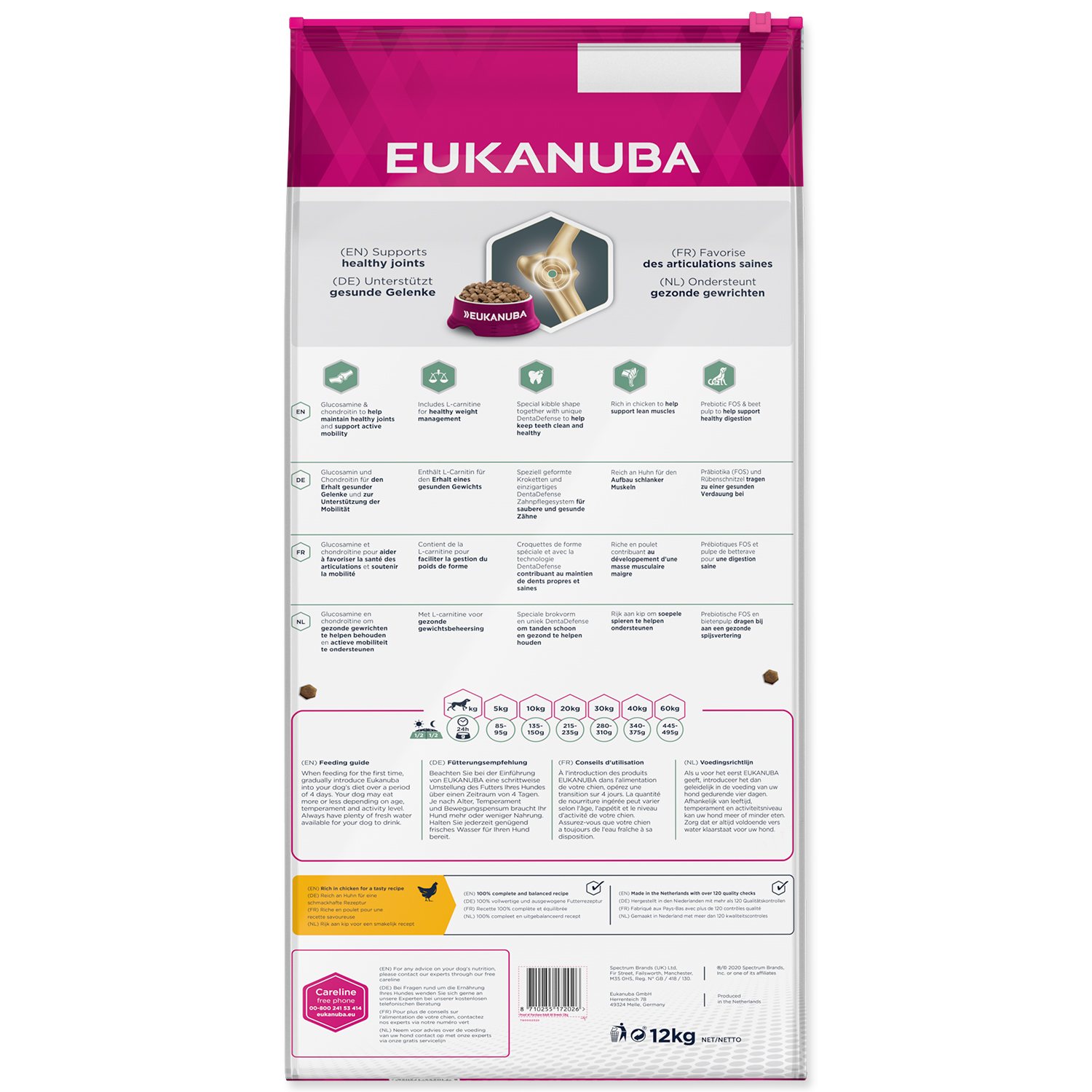 Krmivo EUKANUBA Daily Care Sensitive Joints 12kg-KS