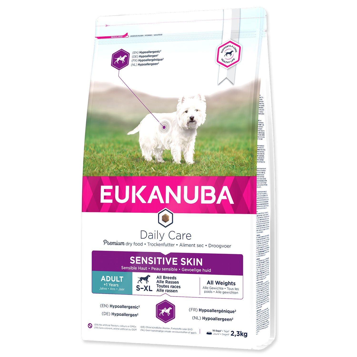 Krmivo EUKANUBA Daily Care Sensitive Skin 2,3kg-KS