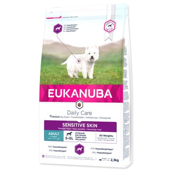 Krmivo EUKANUBA Daily Care Sensitive Skin 2,3kg-KS