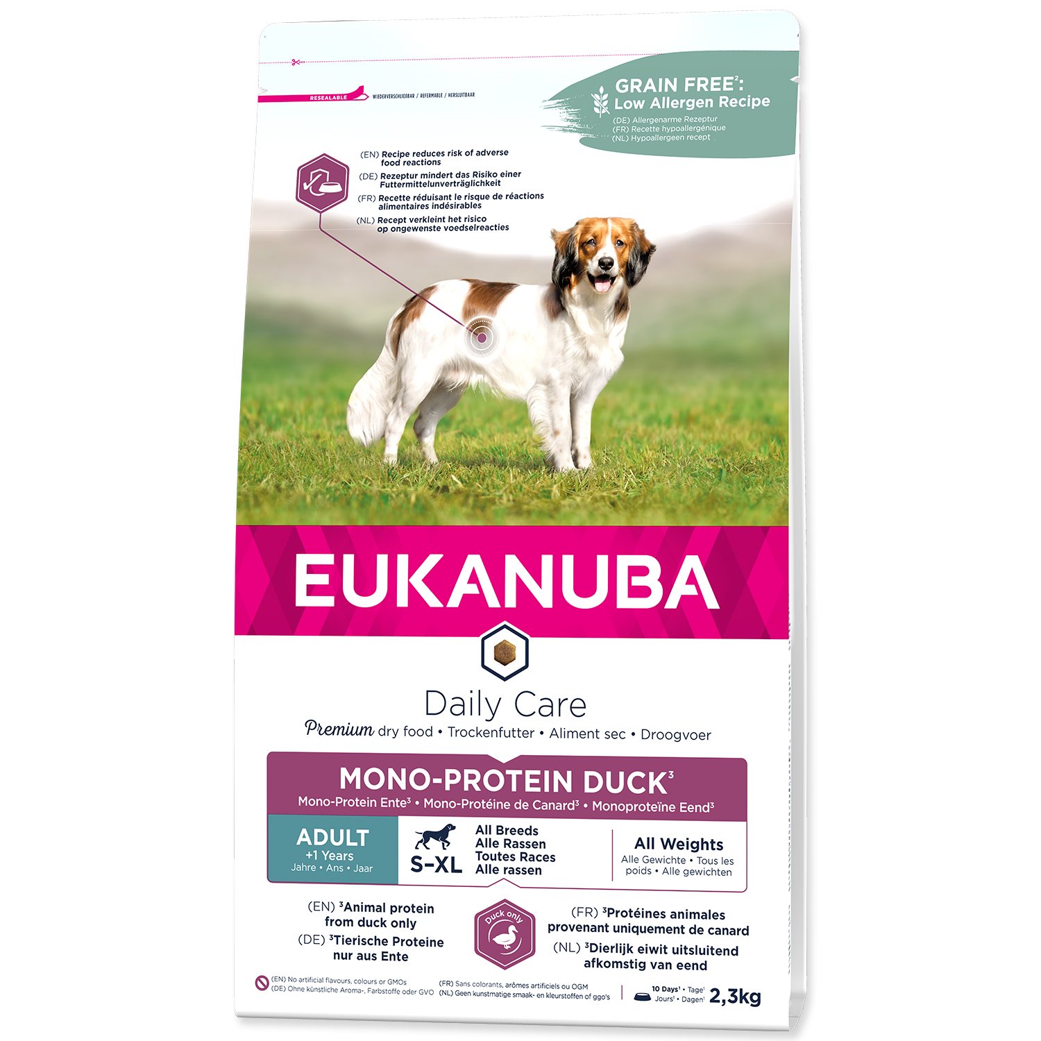 Krmivo EUKANUBA Daily Care Adult Mono Protein Duck 2,3kg-KS