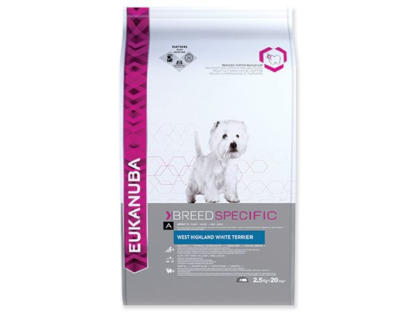 Krmivo EUKANUBA West High. White Terrier 2,5kg-KS