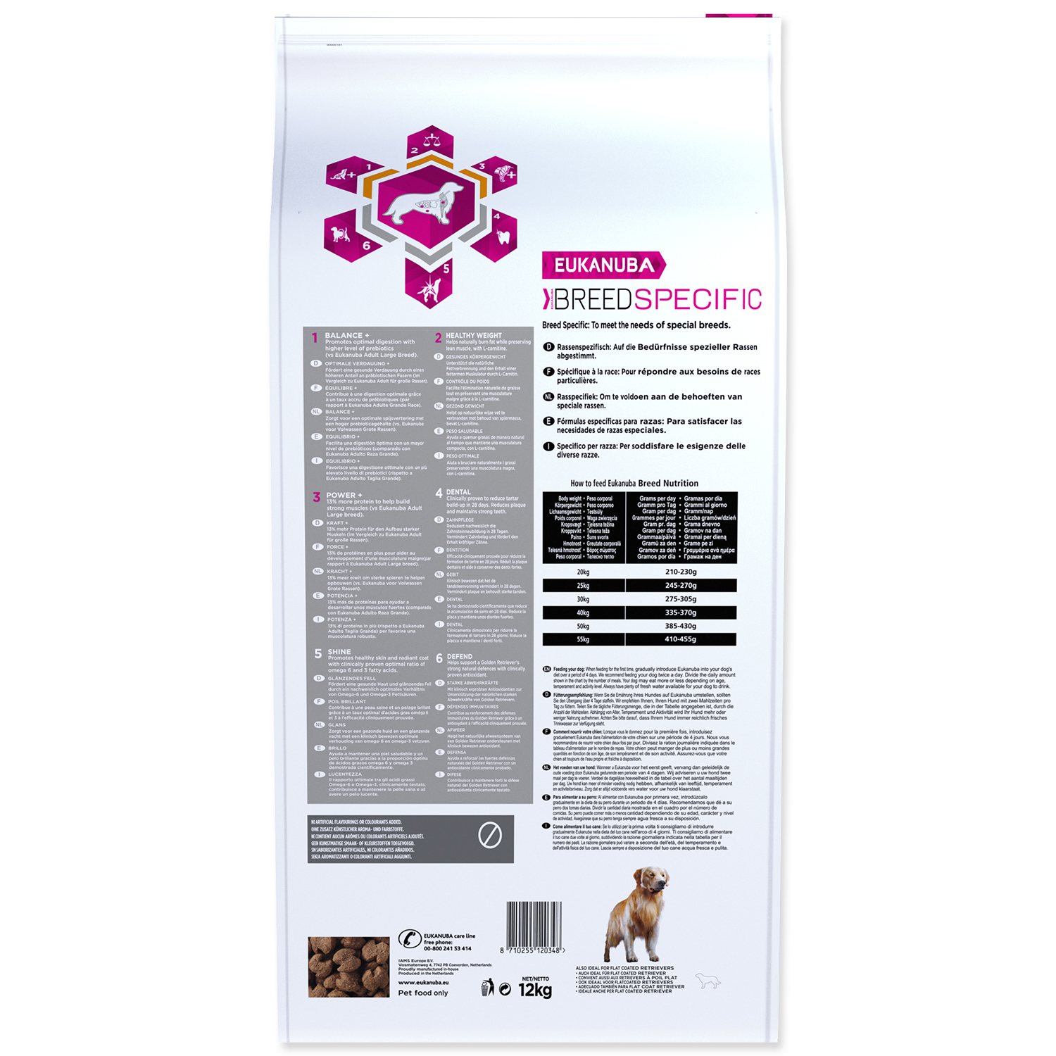 Krmivo EUKANUBA Golden Retriever 12kg-KS