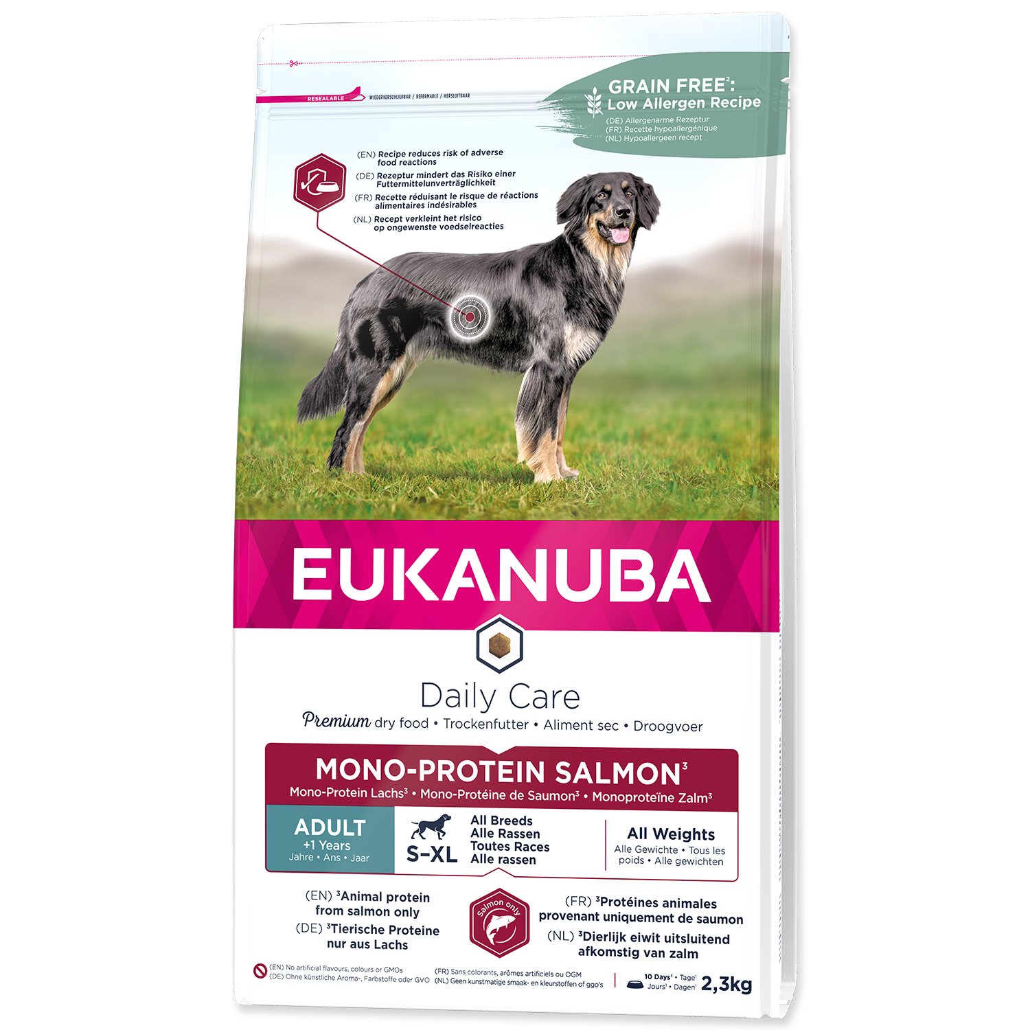 Krmivo EUKANUBA Daily Care Adult Mono Protein Salmon 2,3kg-KS