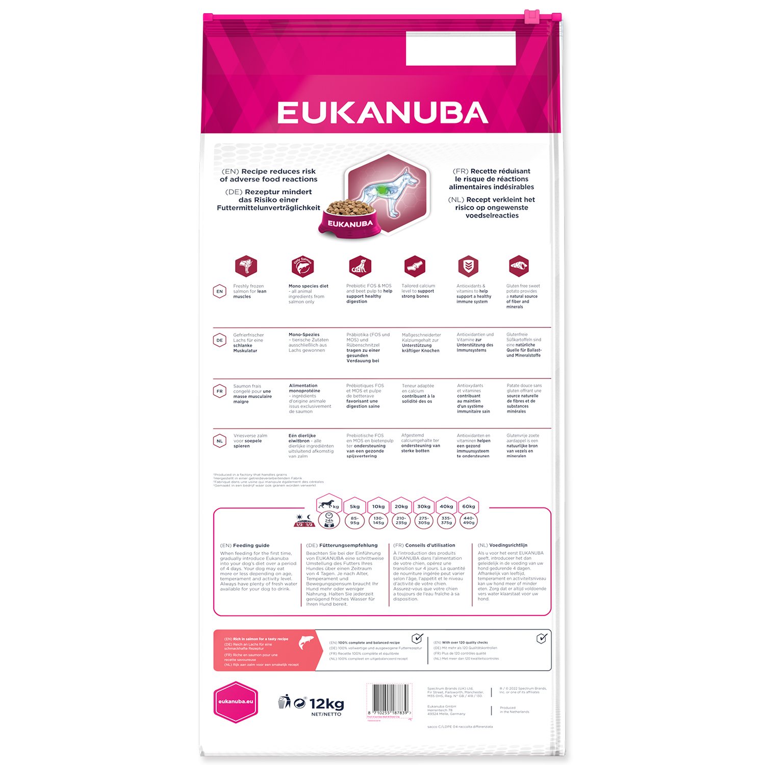 Krmivo EUKANUBA Daily Care Adult Mono Protein Salmon 12kg-KS