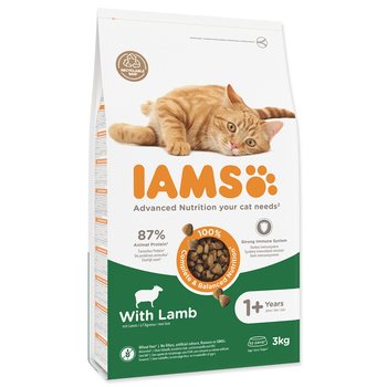 Krmivo IAMS Cat Adult Lamb 3kg -KS
