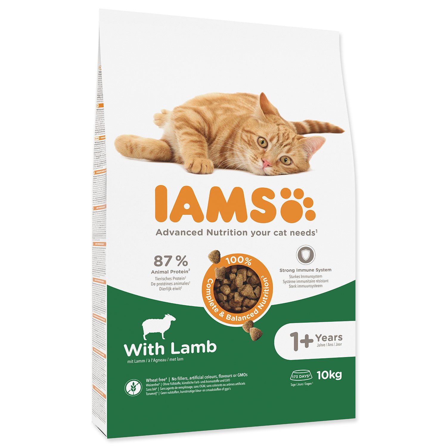 Krmivo IAMS Cat Adult Lamb 10kg -KS
