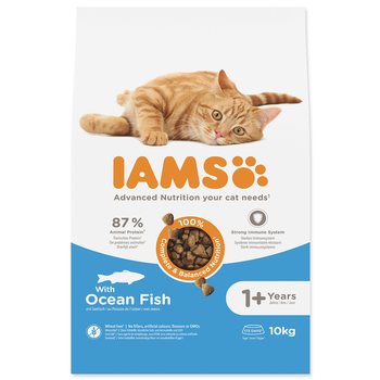 Krmivo IAMS Cat Adult Ocean Fish 10kg -KS