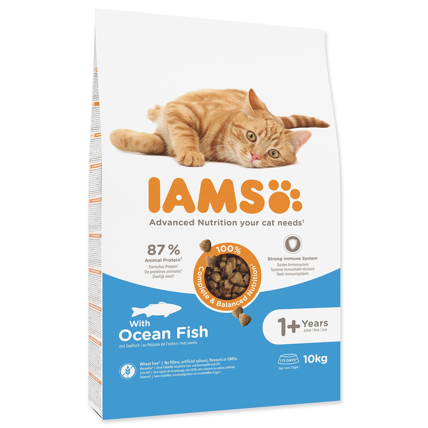 Krmivo IAMS Cat Adult Ocean Fish 10kg -KS