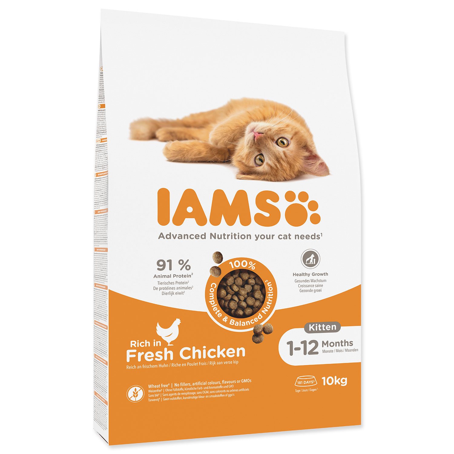 Krmivo IAMS Cat Kitten Chicken 10kg -KS
