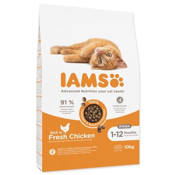 Krmivo IAMS Cat Kitten Chicken 10kg -KS