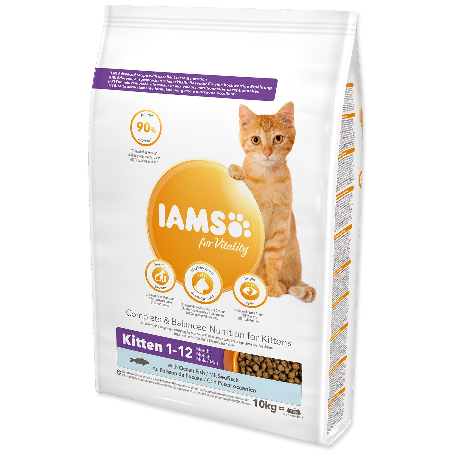 Krmivo IAMS Cat Kitten Ocean Fish 10kg-KS