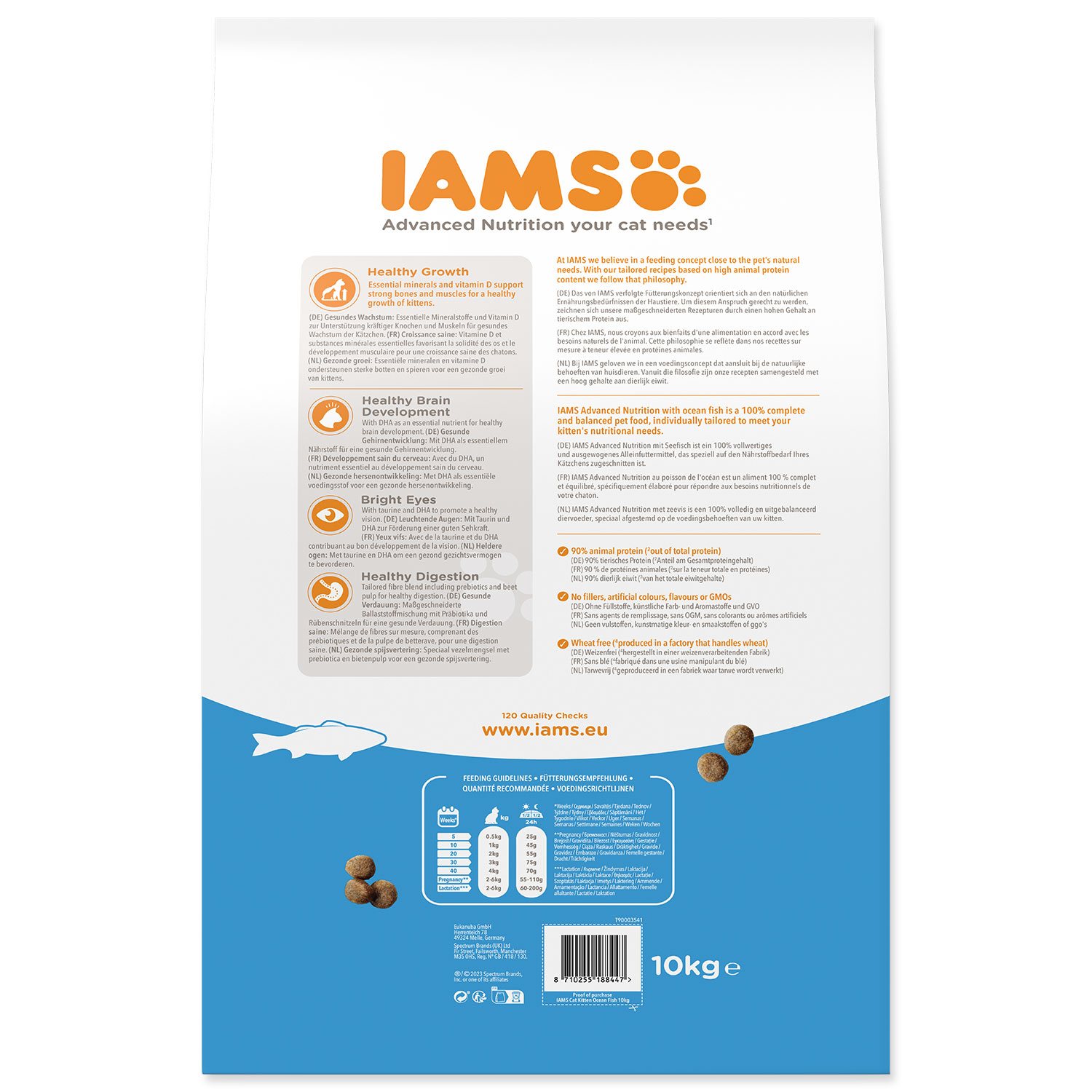 Krmivo IAMS Cat Kitten Ocean Fish 10kg-KS