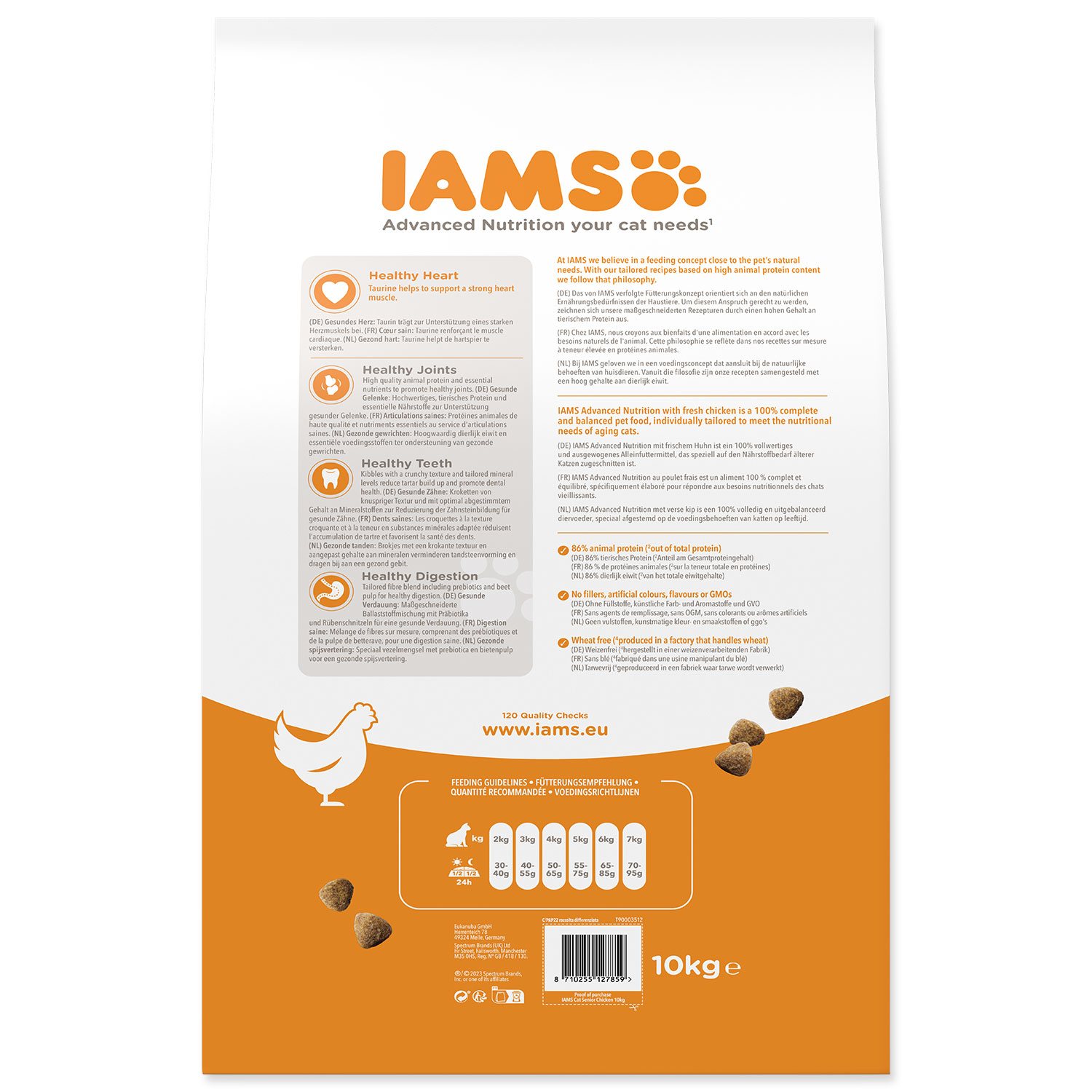 Krmivo IAMS Cat Senior Chicken 10kg -KS
