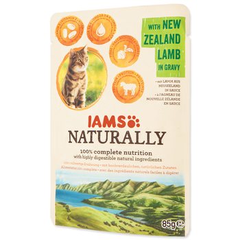 Kapsička IAMS Naturally Adult jehněčí v omáčce 85g-KS