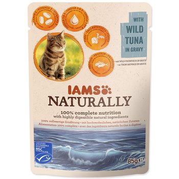 Kapsička IAMS Naturally Adult tuňák v omáčce 85g-KARTON