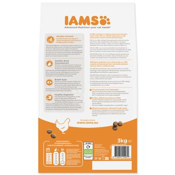 Krmivo IAMS Cat Kitten Chicken 3kg -KS
