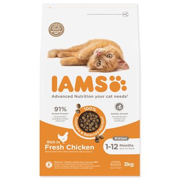 Krmivo IAMS Cat Kitten Chicken 3kg -KS