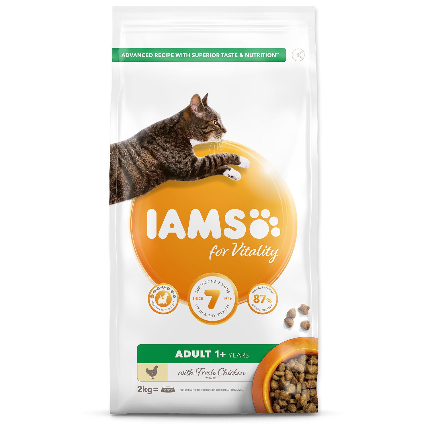 Krmivo IAMS Cat Adult Chicken 2kg -KS