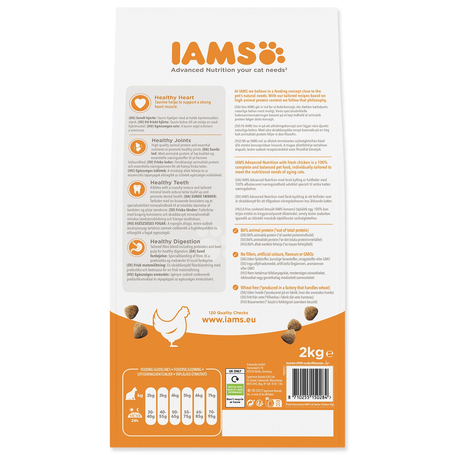 Krmivo IAMS Cat Senior Chicken 2kg -KS