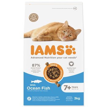 Krmivo IAMS Cat Senior Ocean fish 3kg -KS