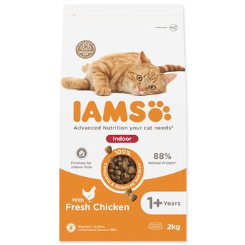 Krmivo IAMS Cat Adult/Senior Indoor Chicken 2kg-KS