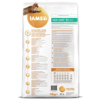 Krmivo IAMS Cat Adult/Senior Weight Control/Sterilized Chicken 10kg-KS