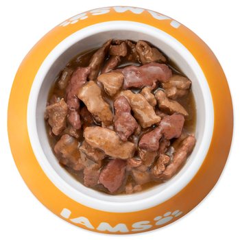 Kapsička IAMS Delights Adult kuře a krůta masem v omáčce 85g-KS