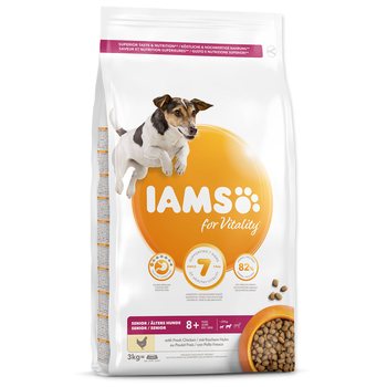 Krmivo IAMS Dog Senior Small & Medium Chicken 3kg -KS