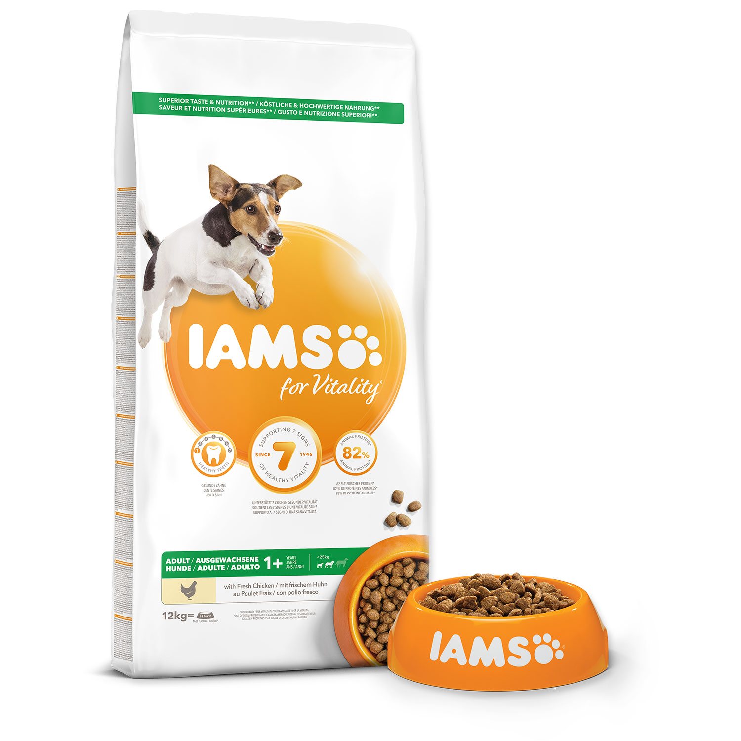 Krmivo IAMS Dog Adult Small & Medium Chicken 12kg -KS