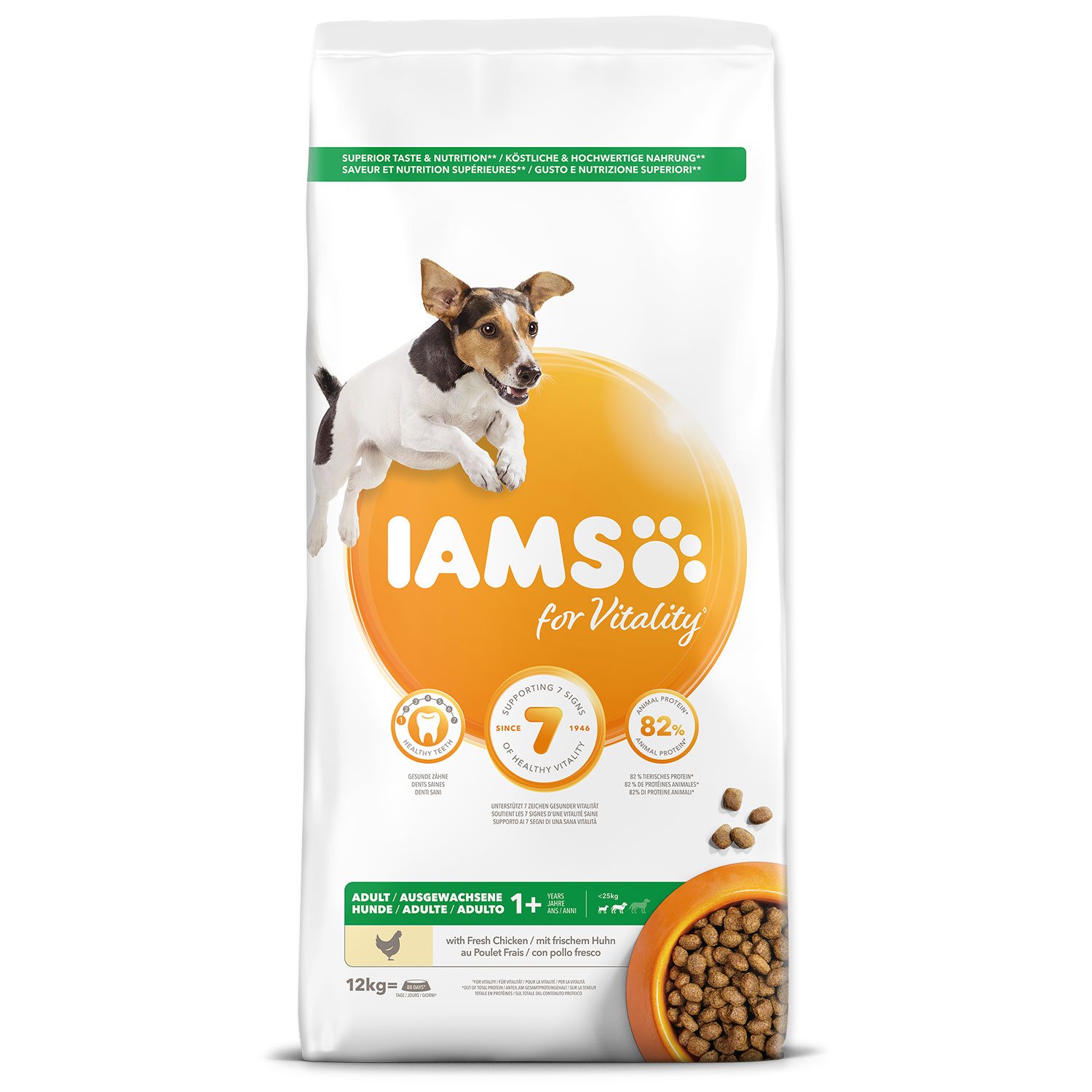 Krmivo IAMS Dog Adult Small & Medium Chicken 12kg -KS