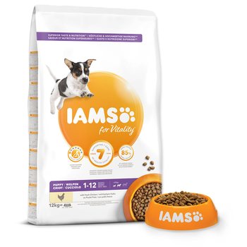 Krmivo IAMS Dog Puppy Small & Medium Chicken 12kg -KS