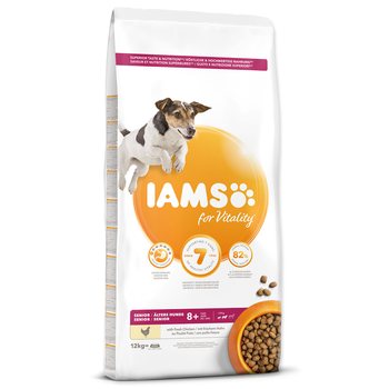 Krmivo IAMS Dog Senior Small & Medium Chicken 12kg -KS