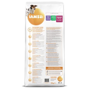 Krmivo IAMS Dog Senior Small & Medium Chicken 12kg -KS