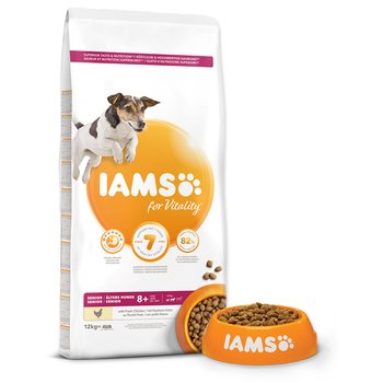 Krmivo IAMS Dog Senior Small & Medium Chicken 12kg -KS