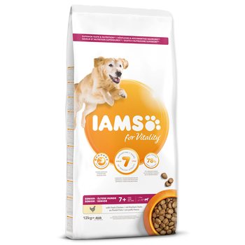 Krmivo IAMS Dog Senior Large Chicken 12kg -KS