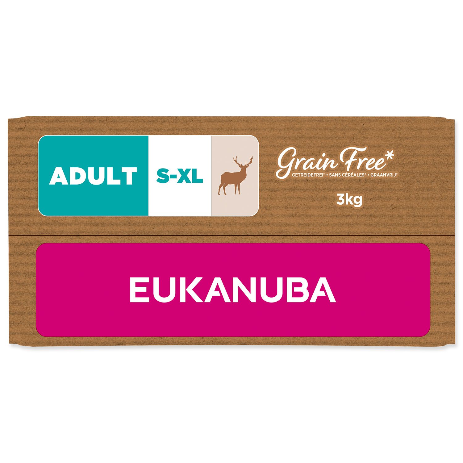 Krmivo EUKANUBA Grain Free Adult all breeds rich in venison 3kg-KS