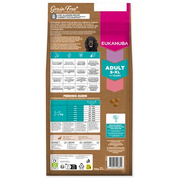 Krmivo EUKANUBA Grain Free Adult all breeds rich in venison 12kg-KS