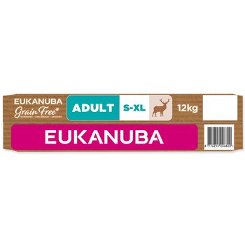 Krmivo EUKANUBA Grain Free Adult all breeds rich in venison 12kg-KS