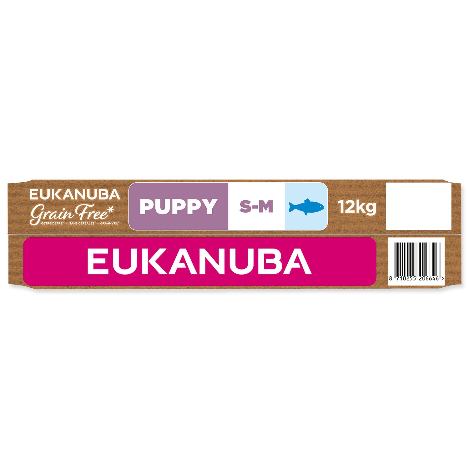 Krmivo  EUKANUBA Grain Free Puppy Small & Medium rich in ocean fish 12kg-KS