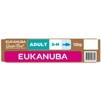 Krmivo EUKANUBA Grain Free Adult Small & Medium rich in ocean fish 12kg-KS