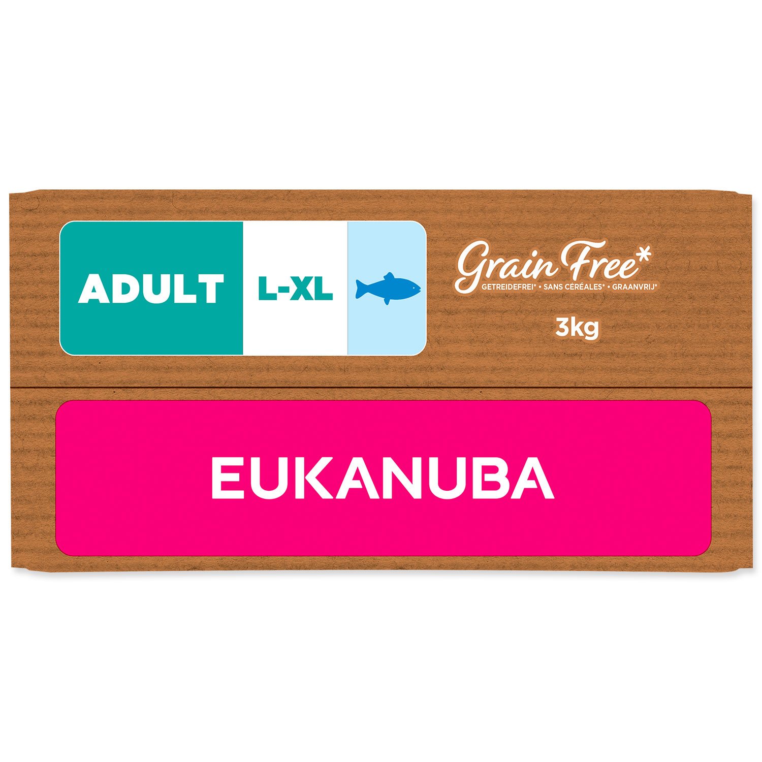 Krmivo EUKANUBA Grain Free Adult Large rich in ocean fish 3kg-KS