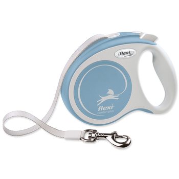 Vodítko Flexi Comfort Plus páska S světle modré 5 m-KS