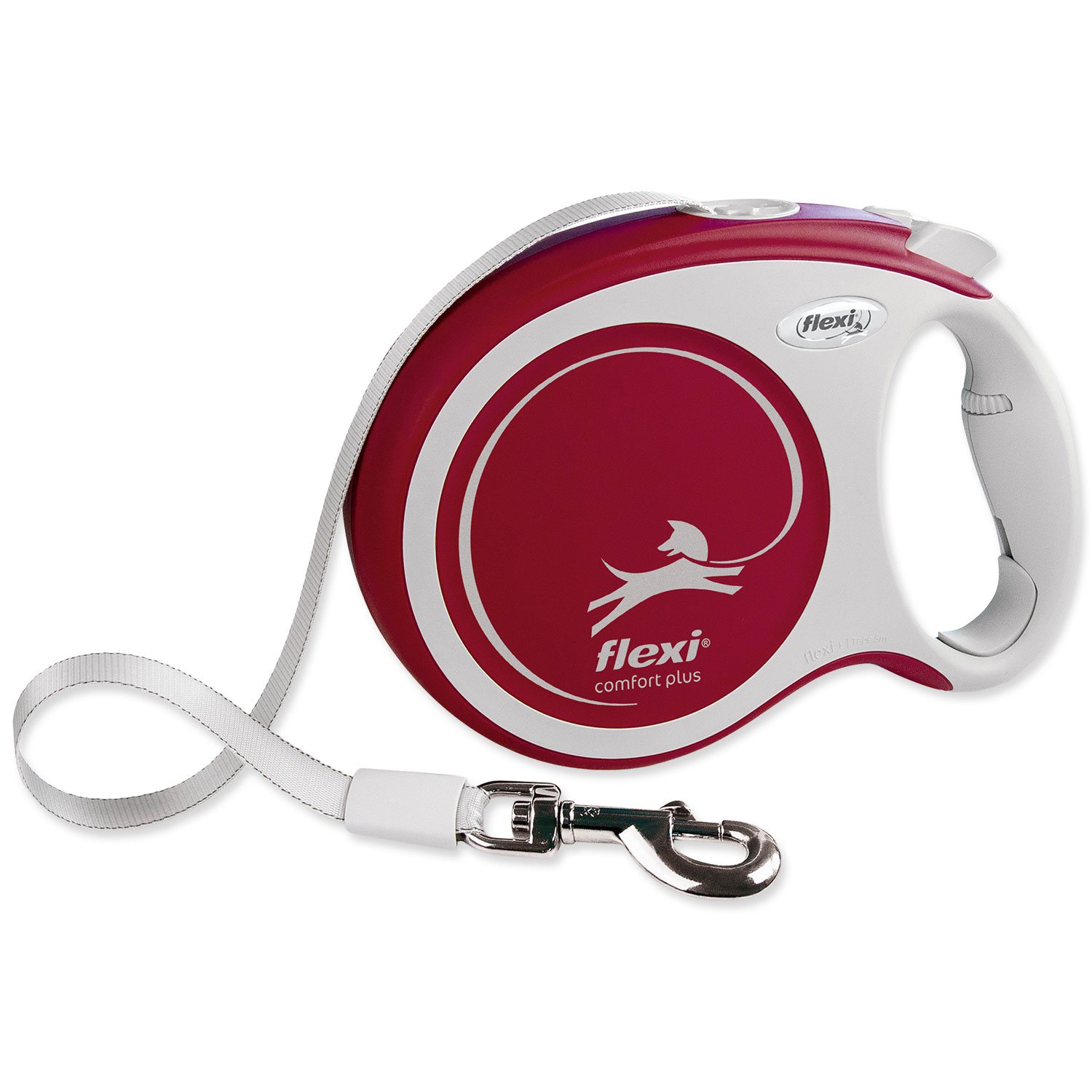 Vodítko Flexi Comfort Plus páska L červené 8 m-KS