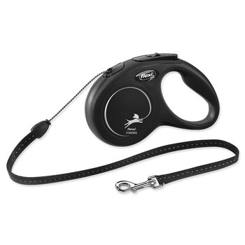 Vodítko Flexi Classic New lanko S černé 5m-KS