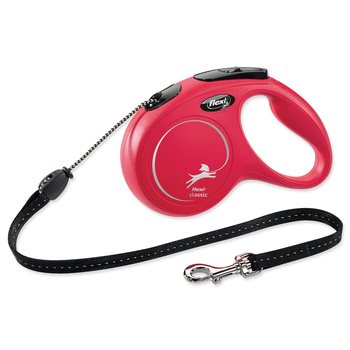 Vodítko Flexi Classic New lanko M červené 5m-KS