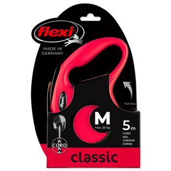 Vodítko Flexi Classic New lanko M červené 5m-KS