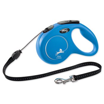 Vodítko Flexi Classic New lanko M modré 5m-KS
