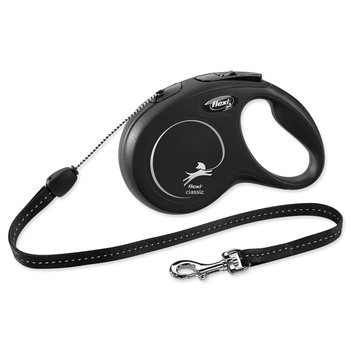 Vodítko Flexi Classic New lanko S černé 8m-KS