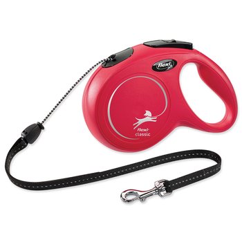 Vodítko Flexi Classic New lanko M červené 8m-KS